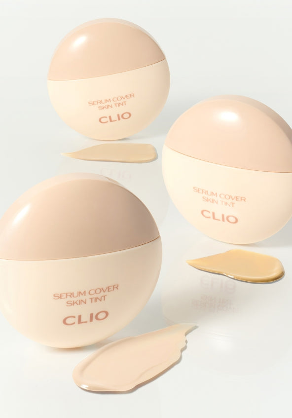 CLIO Serum Cover Skin Tint 30ml SPF20 PA+++, 3 Colours from Korea