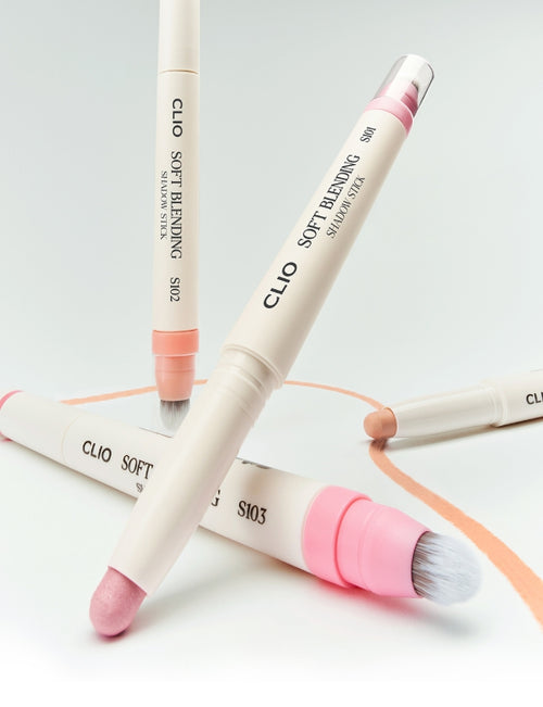 2 x CLIO Soft Blending Shadow Stick 1.4g (Soft Shimmer 4 Colour Options) from Korea