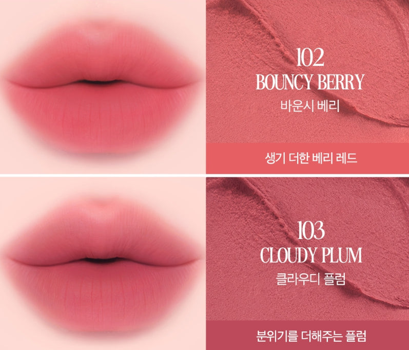 CLIO Volumate Blur & Gloss Tint 3.8g, Blur Version 10 Colour Options from Korea