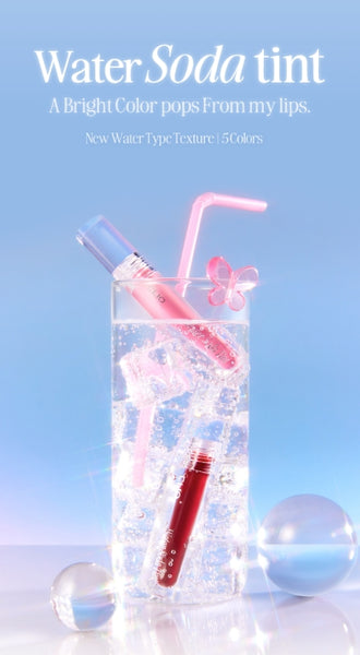 2 x CLIO Water Soda Tint 3g, 5 Colour Options from Korea