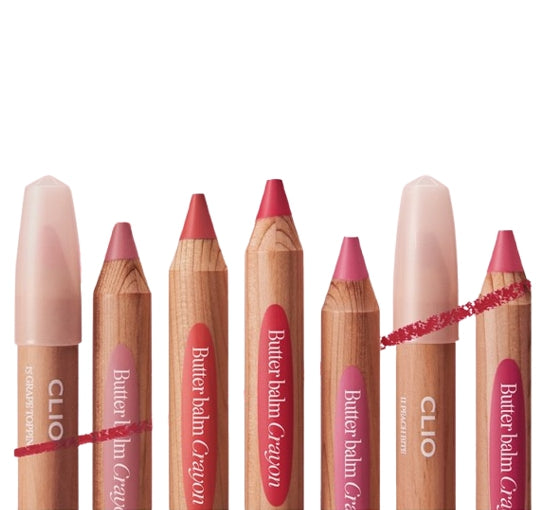 2 x CLIO Butter Balm Crayon 3.9g, Light Matte 5 Colour Options from Korea