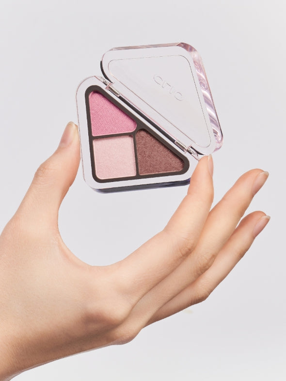 CLIO Essential Shadow Tap, 3-Colour Eyeshadow Palette, 5 Options from Korea