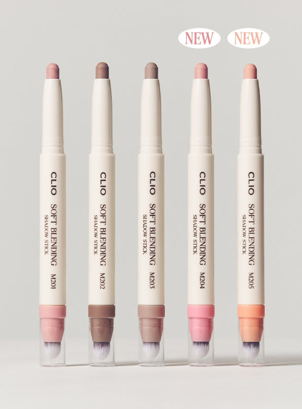 CLIO Soft Blending Shadow Stick 1.4g (Soft Matte 5 Colour Options) from Korea