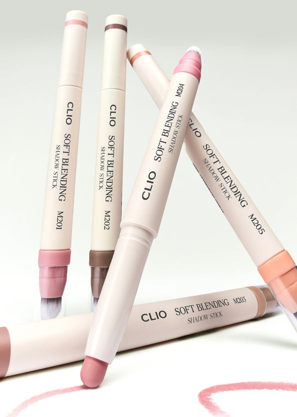 CLIO Soft Blending Shadow Stick 1.4g (Soft Matte 5 Colour Options) from Korea