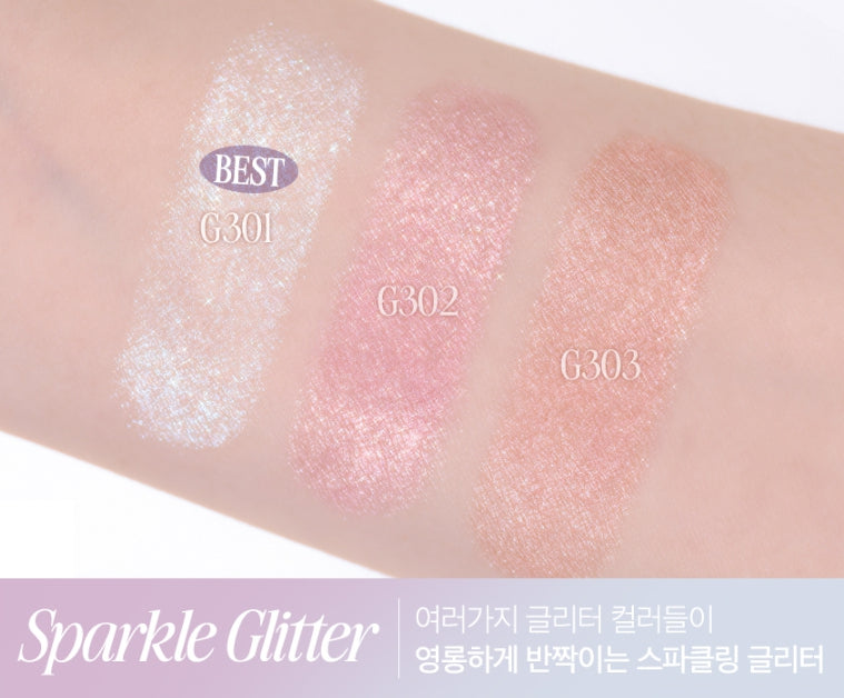 2 x CLIO Soft Blending Shadow Stick 1.4g (Sparkle Glitter 3 Colour Options) from Korea