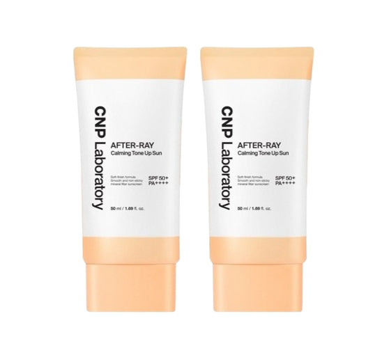 2 x CNP Laboratory AFTER-RAY Calming Tone Up Sun 50ml SPF50+ PA++++ from Korea by CNP Laboratory