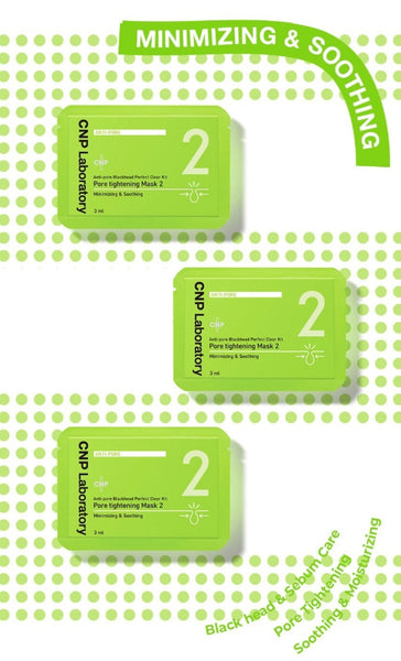 2 x CNP Laboratory Anti Pore Black Head Perfect Clear Kit (3 ea) from Korea by CNP Laboratory