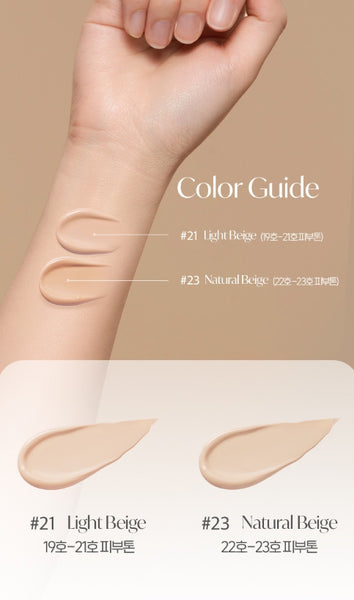 CNP Laboratory Mugener Ampule In Dewy Cushion Set (Main + Refill) #21 Light Beige SPF50 PA+++ from Korea by CNP Laboratory
