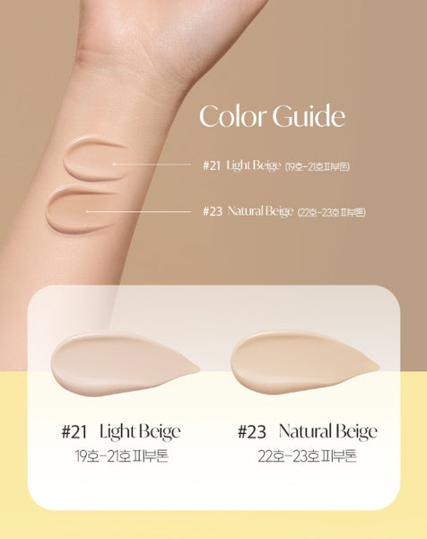 CNP Laboratory New Propolis Ampule In Cover Cushion Set (Main + Refill) #21 Light Beige SPF50+ PA+++ from Korea by CNP Laboratory