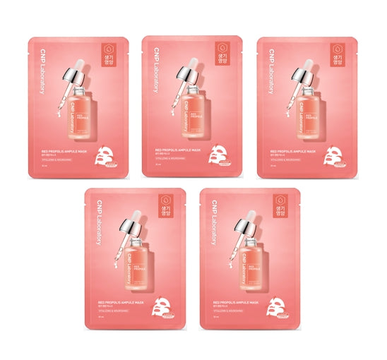 CNP Laboratory Red Propolis Ampule Mask (5 Sheets) from Korea by CNP Laboratory