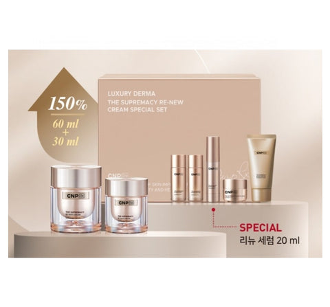 CNP Rx The Supremacy Re-New Cream March 2024 Set (7 Items) + Samples(120pcs) from Korea