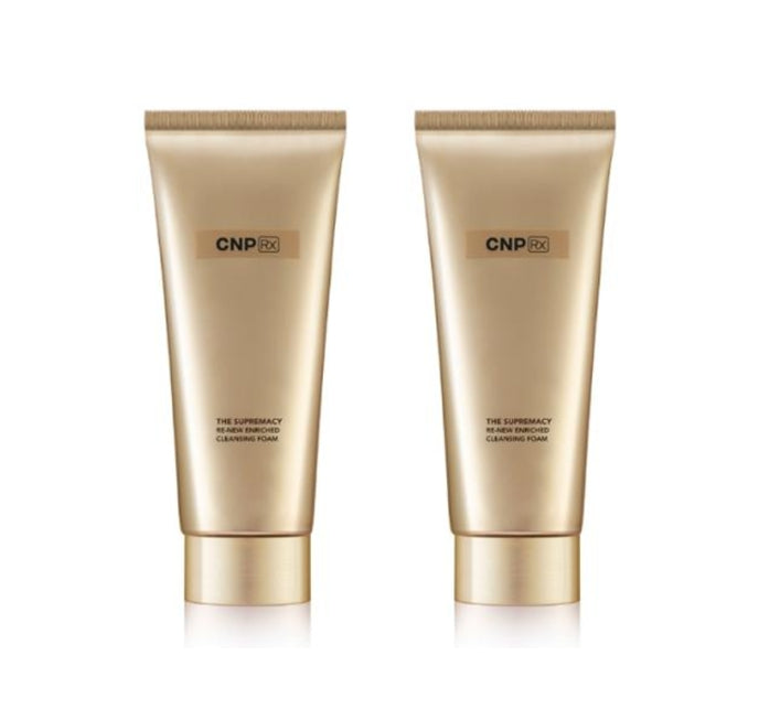 2 x CNP Rx The Supremacy Re-New Enriched Cleansing Foam 200ml from Korea by CNP Rx