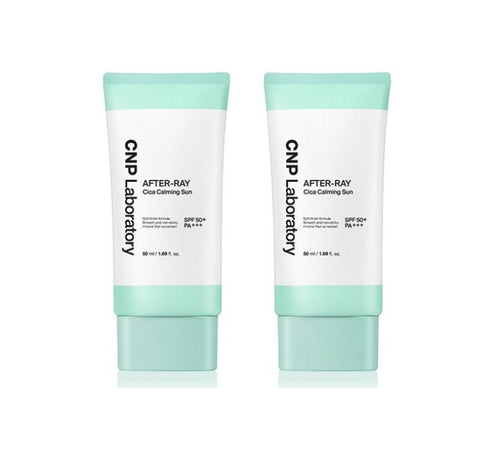 2 x CNP Laboratory After-Ray Cica Calming Sun 50ml SPF50+ PA+++ from Korea by CNP Laboratory