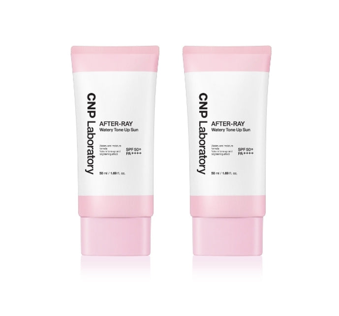 2 x CNP Laboratory AFTER-RAY Watery Tone Up Sun 50ml SPF50+ PA++++ from Korea by CNP Laboratory