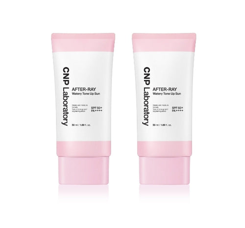 2 x CNP Laboratory AFTER-RAY Watery Tone Up Sun 50ml SPF50+ PA++++ from Korea by CNP Laboratory