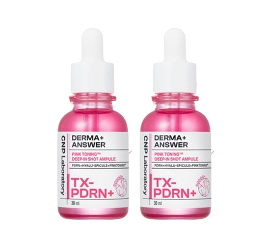 2 x CNP Laboratory Derma+ Answer Pink Toning Deep-In Shot Ampule 30ml from Korea by CNP Laboratory