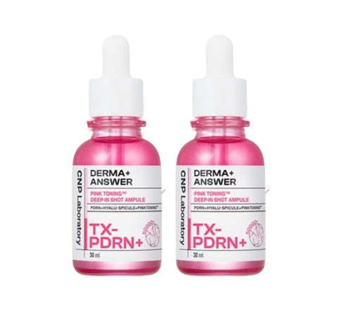2 x CNP Laboratory Derma+ Answer Pink Toning Deep-In Shot Ampule 30ml from Korea by CNP Laboratory