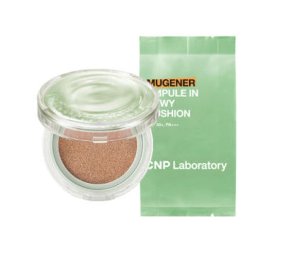 CNP Laboratory Mugener Ampule In Dewy Cushion Set (Main + Refill) #23 Natural Beige SPF50 PA+++ from Korea by CNP Laboratory