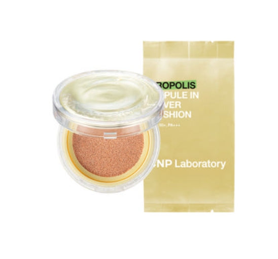 CNP Laboratory New Propolis Ampule In Cover Cushion Set (Main + Refill) #23 Natural Beige SPF50+ PA+++ from Korea by CNP Laboratory