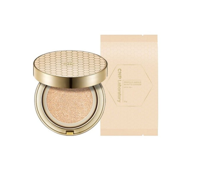 CNP Laboratory Propolis Ampule in Matte Cushion Set (Main + Refill) #21 Light Beige SPF35 PA++ from Korea by CNP Laboratory