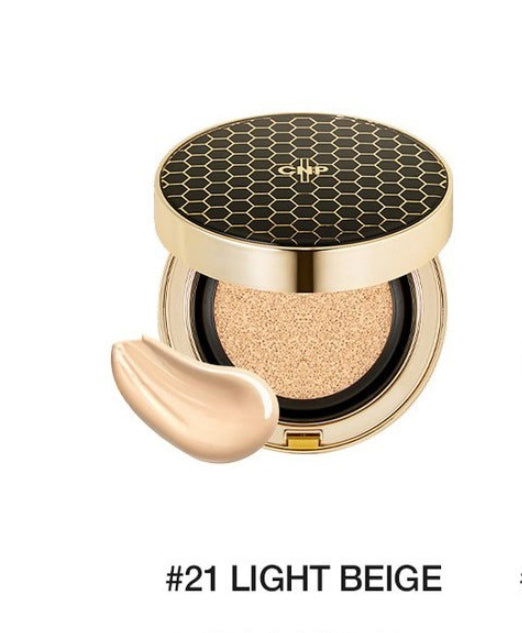 CNP Laboratory Propolis Ampule in Cushion #21 Light Beige (Main+Refill) SPF50+ PA+++ from Korea by CNP Laboratory