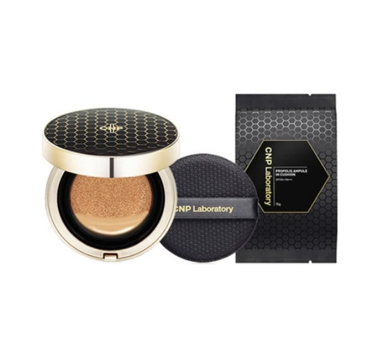 CNP Laboratory Propolis Ampule in Cushion #23 Natural Beige (Main+Refill) SPF50+ PA+++ from Korea by CNP Laboratory