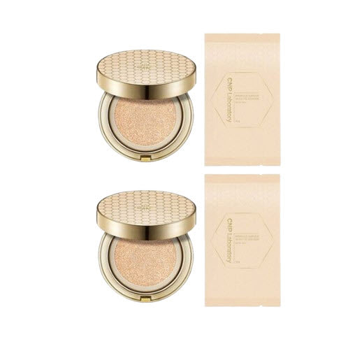 2 x CNP Laboratory Propolis Ampule in Matte Cushion Set (Main + Refill) #21 Light Beige SPF35 PA++ from Korea by CNP Laboratory
