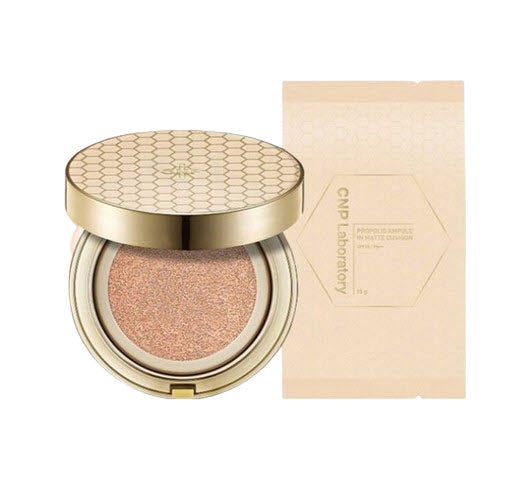 CNP Laboratory Propolis Ampule in Matte Cushion Set (Main + Refill) #23 Natural Beige SPF35 PA++ from Korea by CNP Laboratory