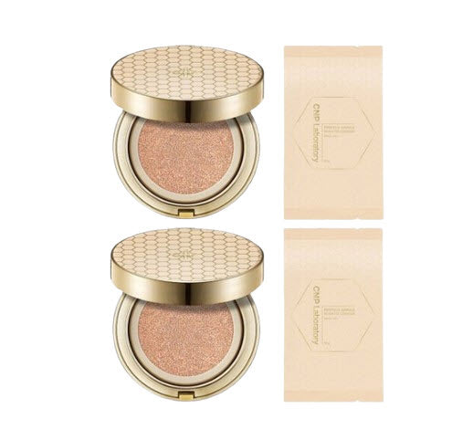 2 x CNP Laboratory Propolis Ampule in Matte Cushion Set (Main + Refill) #23 Natural Beige SPF35 PA++ from Korea by CNP Laboratory
