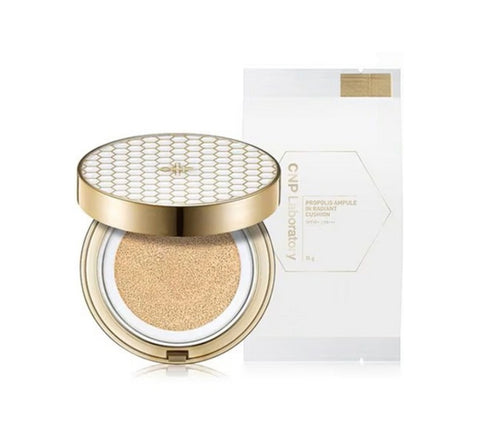 CNP Laboratory Propolis Ampule in Radiant Cushion Set(Main + Refill) #21 Light Beige SPF50+ PA+++ from Korea by CNP Laboratory