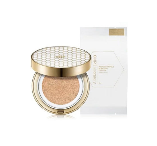 CNP Laboratory Propolis Ampule in Radiant Cushion Set(Main + Refill) #23 Natural Beige SPF50+ PA+++ from Korea by CNP Laboratory