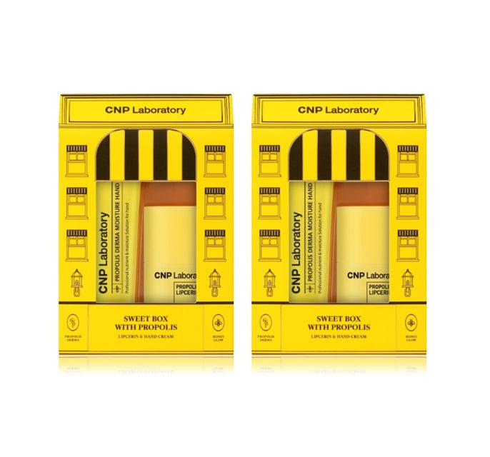 2 x CNP Laboratory Propolis Lipcerin & Hand Cream Due Set (2 Items) from Korea by CNP Laboratory