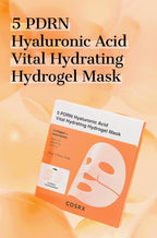 COSRX 5 PDRN Hyaluronic Acid Vital Hydrating Hydrogel Mask (3 Sheets) from Korea