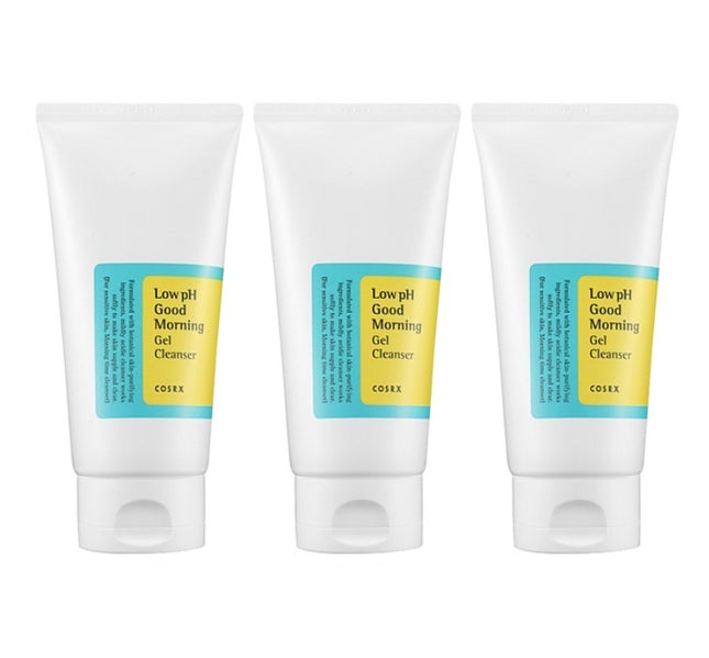3 x COSRX Low pH Good Morning Gel Cleanser 150ml from Korea by COSRX