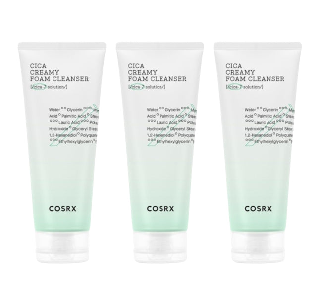 3 x COSRX Pure Fit Cica Creamy Foam Cleanser 150ml from Korea by COSRX