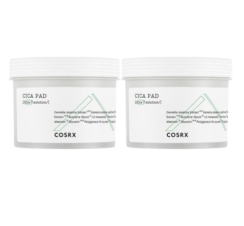 2 x COSRX Pure Fit Cica Pad 90 Pads from Korea