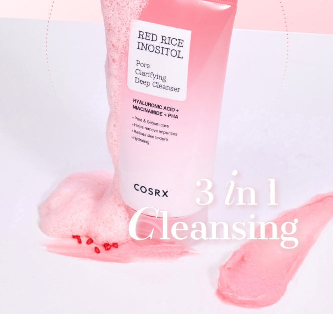 COSRX RED RICE INOSITOL Pore Clarifying Deep Cleanser 150ml from Korea