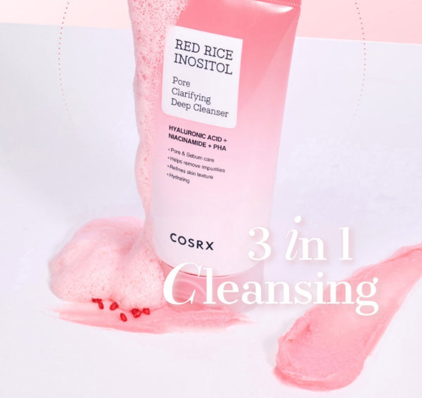 COSRX RED RICE INOSITOL Pore Clarifying Deep Cleanser 150ml from Korea