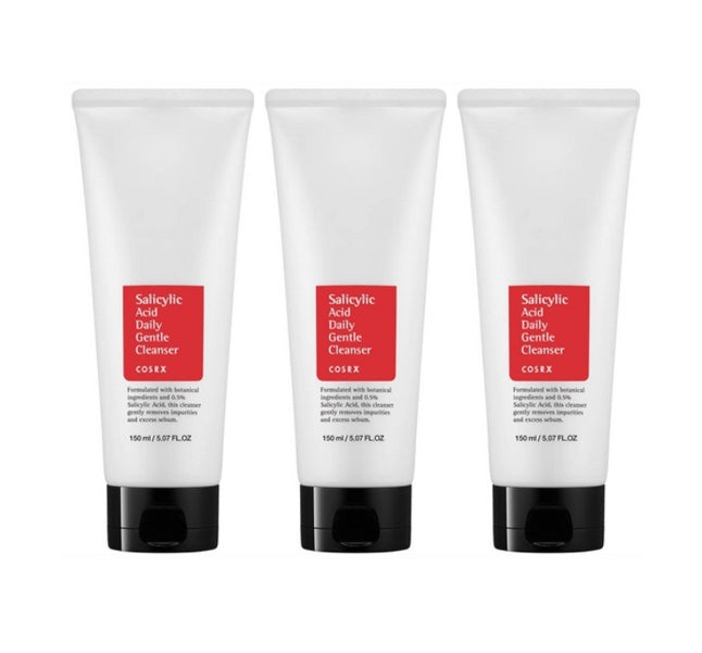 3 x COSRX Salicylic Acid Daily Gentle Cleanser 150ml from Korea by COSRX