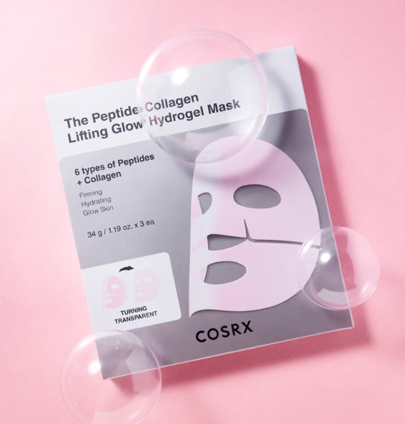 COSRX The Peptide Collagen Lifting Glow Hydrogel Mask (3 Sheets) from Korea by COSRX