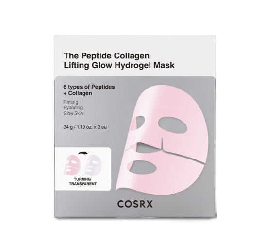 COSRX The Peptide Collagen Lifting Glow Hydrogel Mask (3 Sheets) from Korea by COSRX