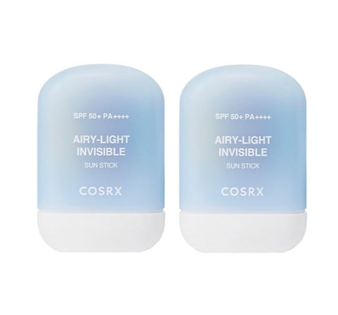 2 X COSRX Airy-Light Invisible Sun Stick 19g SPF50+ PA++++ from Korea by COSRX