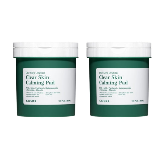 2 x COSRX One Step Original Clear Skin Calming Pad, 100 Pads  from Korea