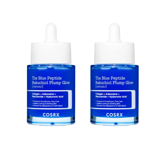 2 x COSRX The Blue Peptide Bakuchiol Plump Glow Serum 50ml from Korea