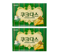 2 x Crown Couque D’Asse Vienna Coffee Cookies 289g – Korean Snack by Crown