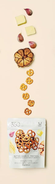 10 x DELIGHT PROJECT Butter Garlic Pretzel 70g from Korea