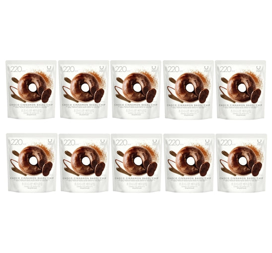 10 x DELIGHT PROJECT Choco Cinnamon Bagel Chip 50g from Korea