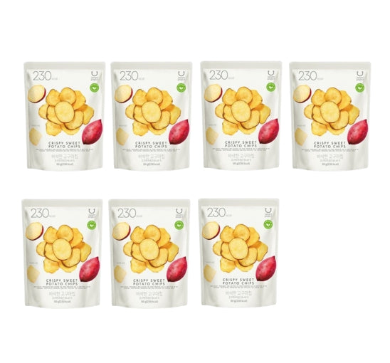 7 X DELIGHT PROJECT Crispy Sweet Potato Chips 50g from Korea