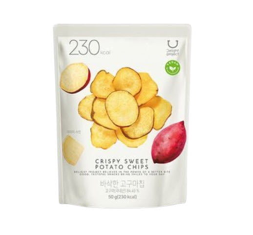 7 X DELIGHT PROJECT Crispy Sweet Potato Chips 50g from Korea