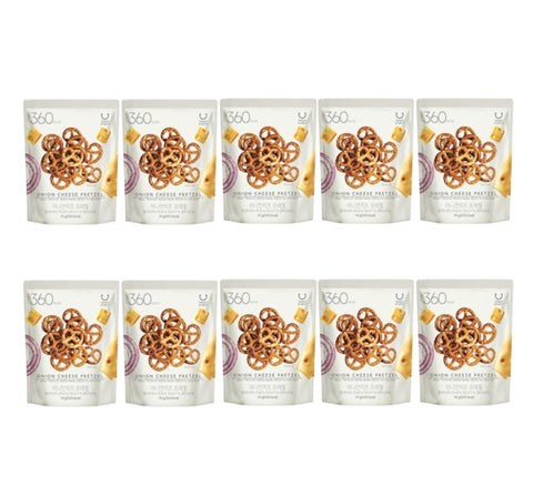 10 x DELIGHT PROJECT Onion Cheese Pretzel 70g from Korea